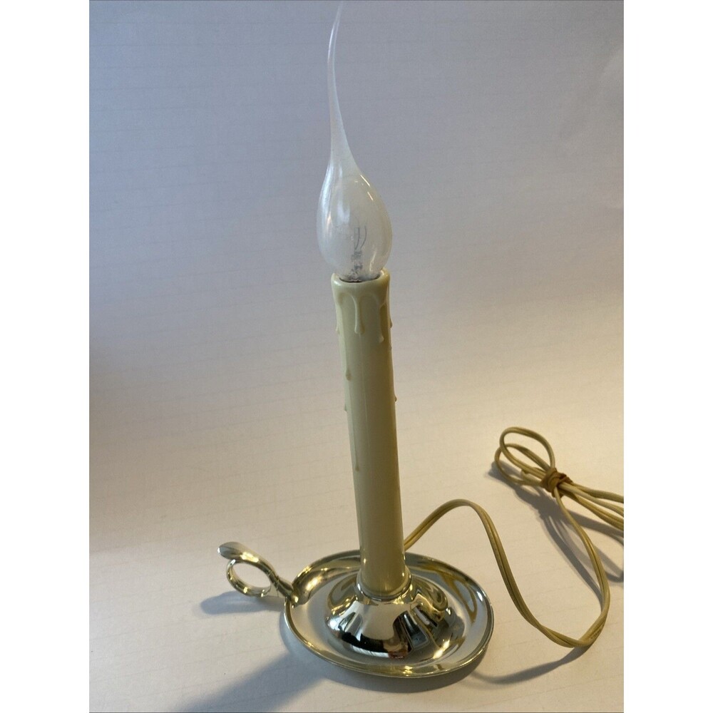 Vintage Christmas Wax Dripping Electric Window Candle Holiday Decor